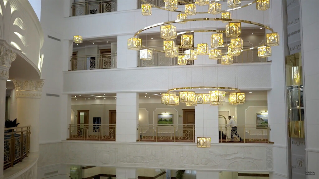 التصاميم الداخلية لفندق Bagtyyar