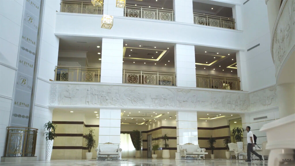 التصاميم الداخلية لفندق Bagtyyar